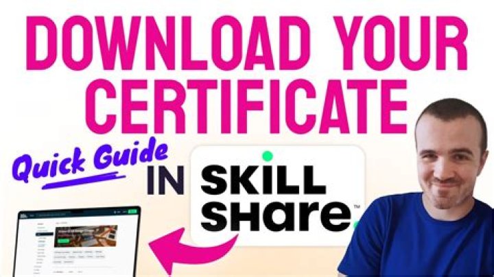 Do we get certificate from skillshare?