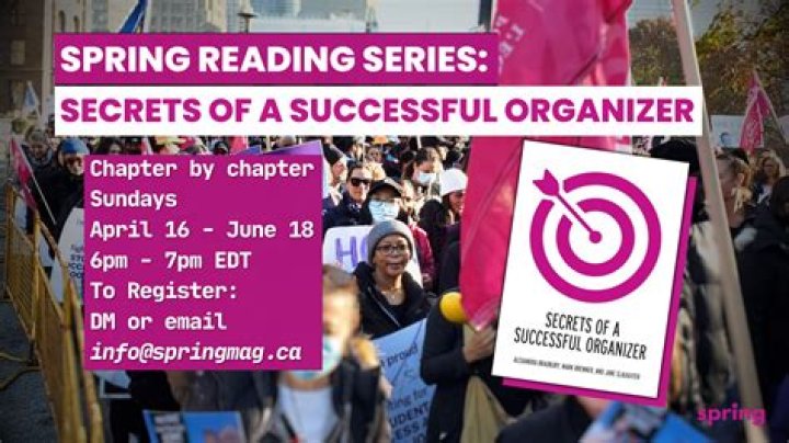 How can I be a successful organizer?