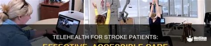How can telehealth be used for stroke patients?