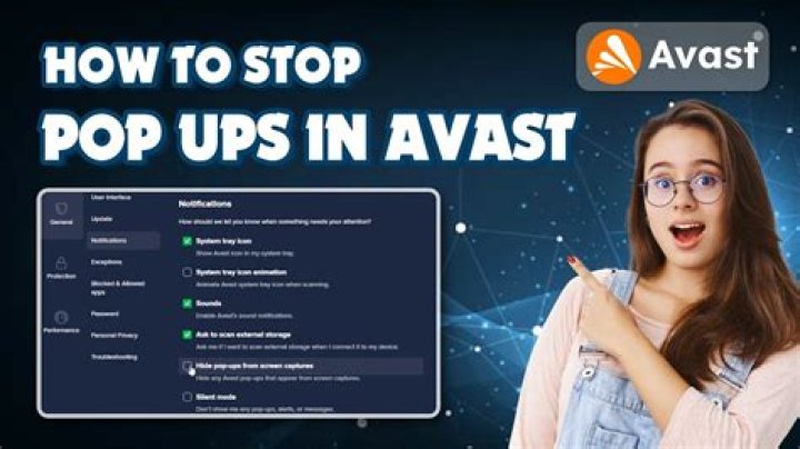 How do I disable Avast popups?