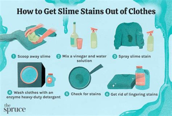 How do you get slime putty off clothes?