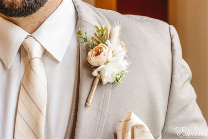 What does the word boutonniere mean?