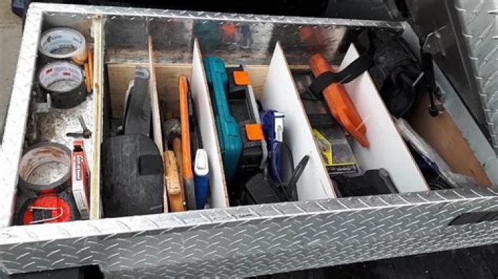 What is inside a toolbox?