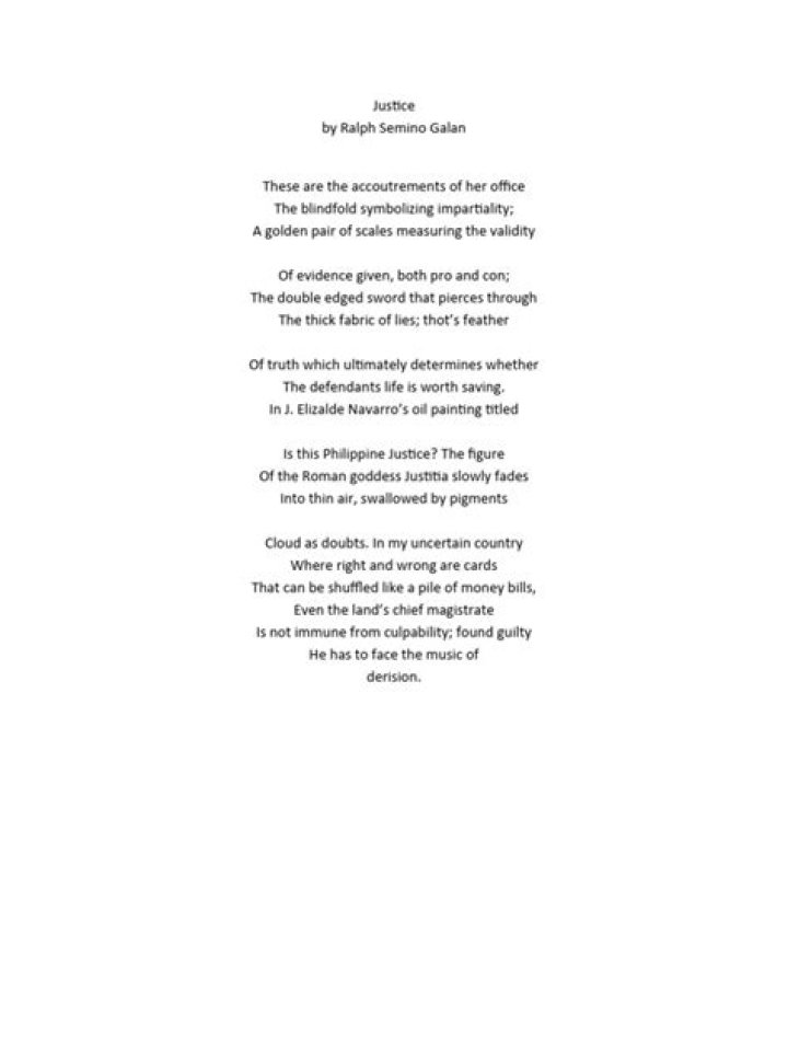 Why are symbols important in a poem justice?